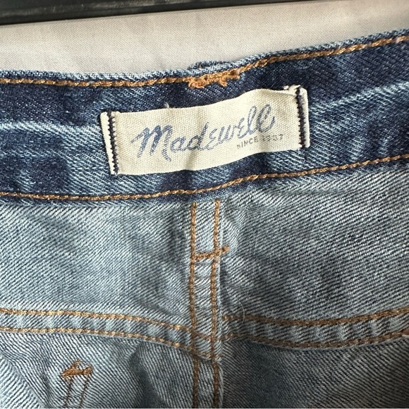 Madewell Cuffed Denim Shorts with Button Fly Size 28 Inseam 3.5" - Picture 3 of 4